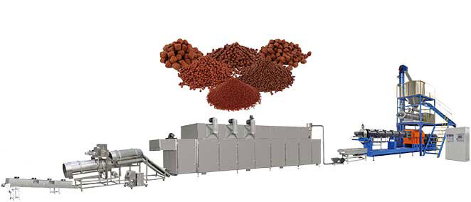 Floating & Sinking Fish Feed Processing Line Floating & Sinking Fish Feed Processing Line