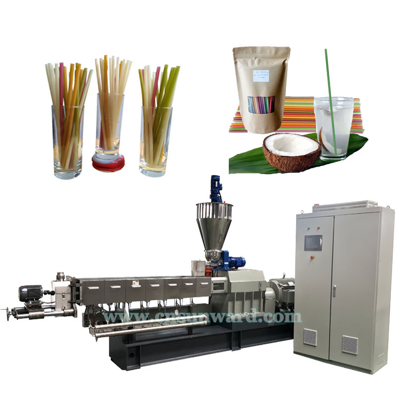 Eco-Friendly Degradable Rice Drinking Straw Machine Eco-Friendly Degradable Rice Drinking Straw Machine