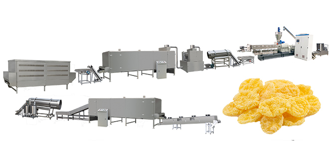 Corn Flakes Cereal Processing Line Corn Flakes Cereal Processing Line